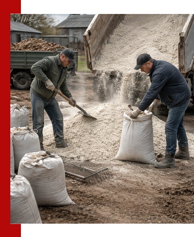 Доставка извести пушонки в Ногинске оптом и мелким оптом