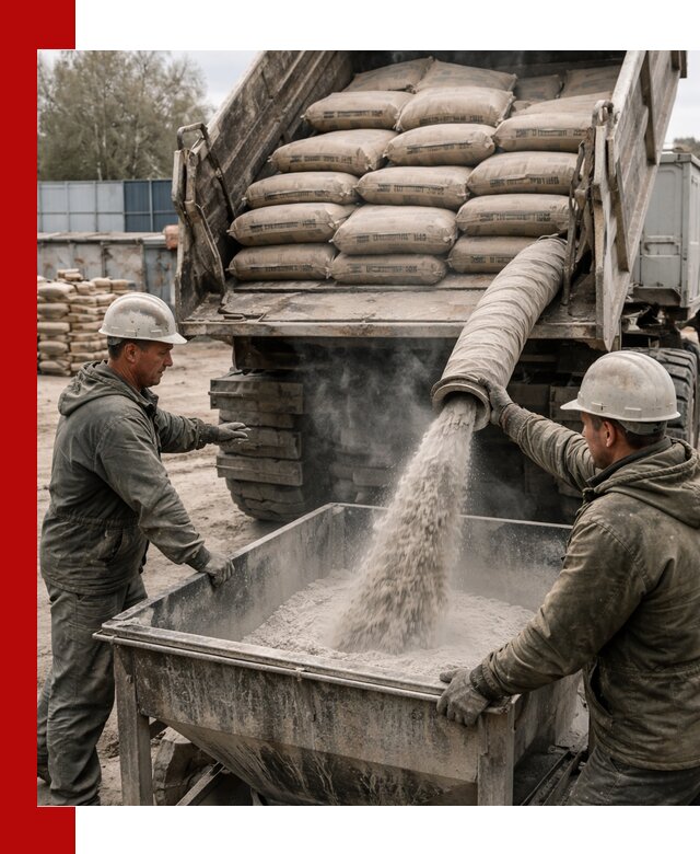 Доставка цемента М400 в Ногинске оптом и в розницу