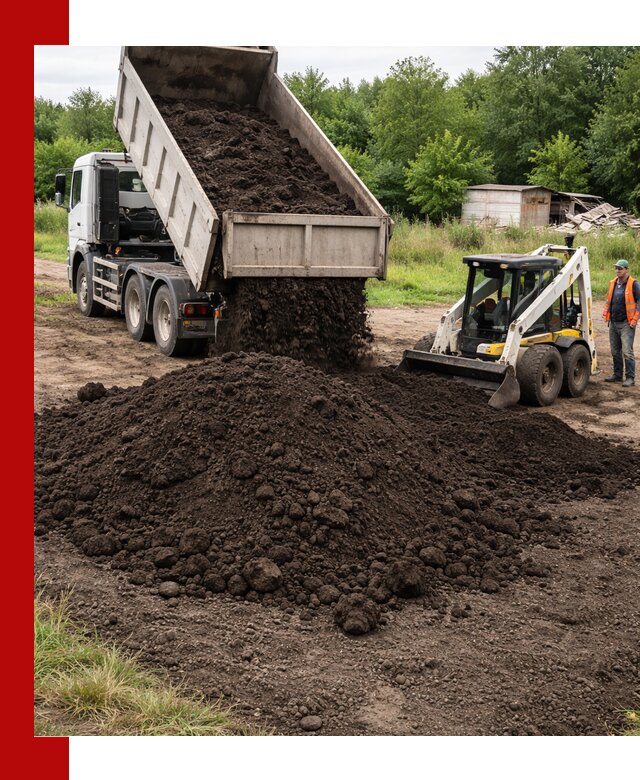 Поставка плодородной земли с доставкой самосвалом в Ногинске
