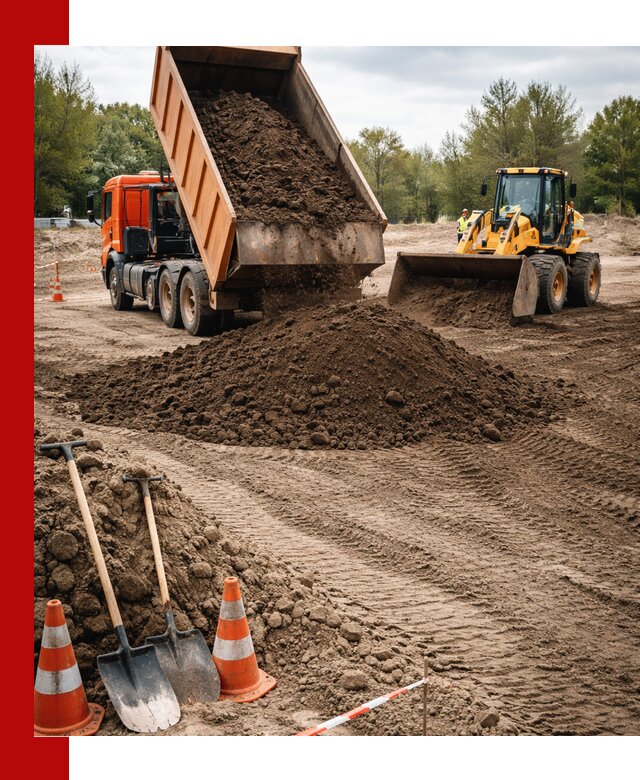 Поставка и доставка планировочного грунта в Ногинске