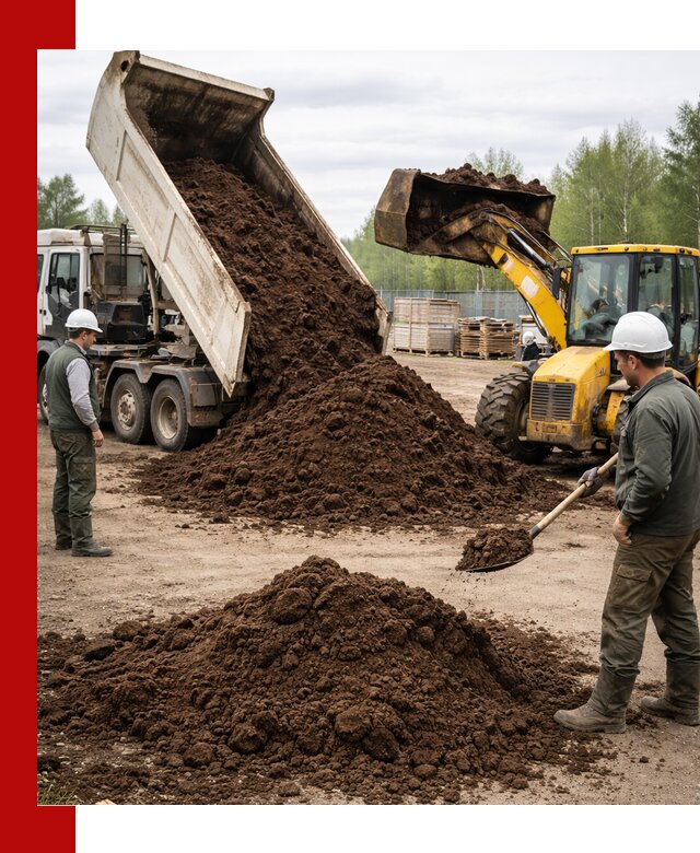 Доставка торфа оптом и в мешках в Ногинске