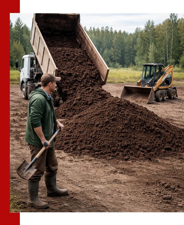 Купить верховой торф с доставкой в Ногинске для садоводства и растений