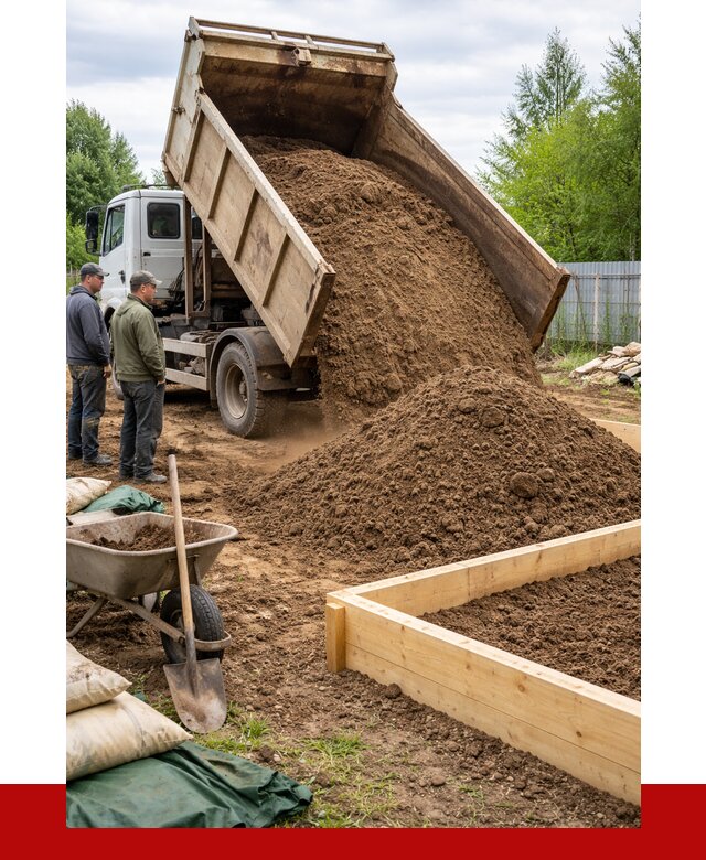 Торфо песчаная смесь в Ногинске с доставкой от 1874 р. | ПРОНЕРУДНгн