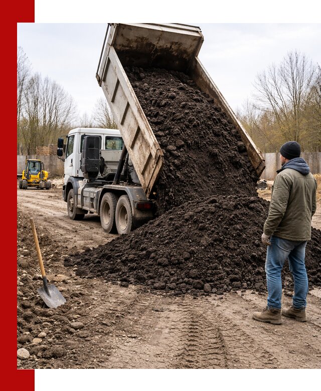 Доставка чернозема навалом в Ногинске быстро и выгодно