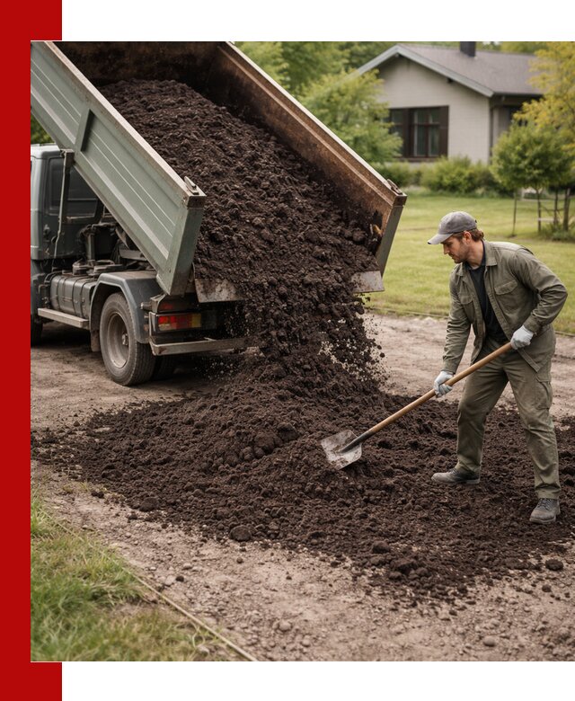 Чернозем для газона с доставкой в Ногинске быстро и качественно