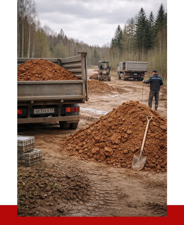 Глина и суглинки в Ногинске от 4559 р. за куб | ПРОНЕРУДНгн