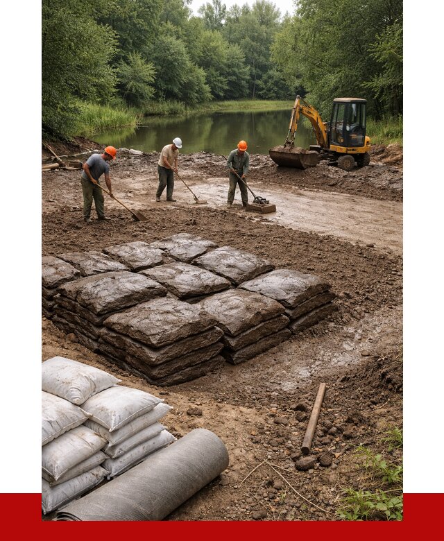 Купить глину для пруда в Ногинске от 4559 р. с доставкой | ПРОНЕРУДНгн