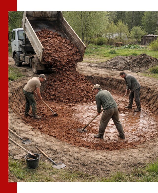 Купить качественную глину для пруда в Ногинске