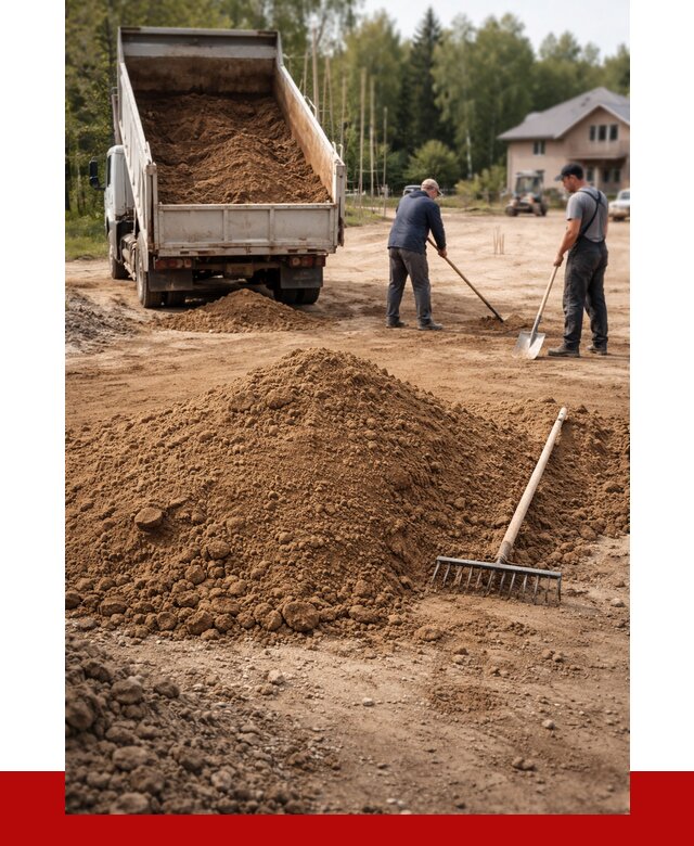 Суглинок для планировки в Ногинске с доставкой от 4255 р. | ПРОНЕРУДНгн