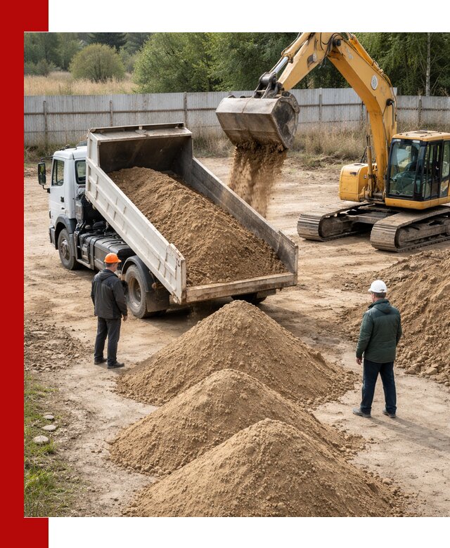 Доставка супеси вагонными и автопартиями в Ногинске