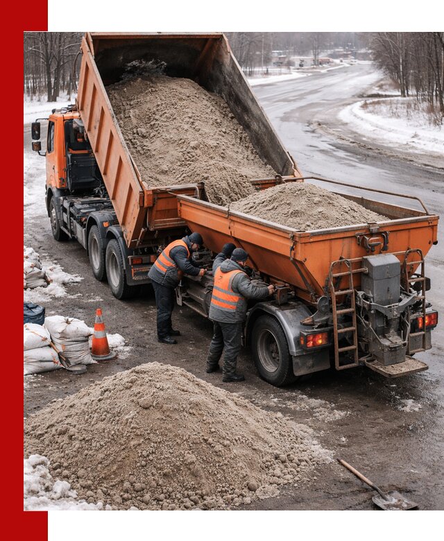 Поставка и вывоз пескосоля в Ногинске оптом и в розницу