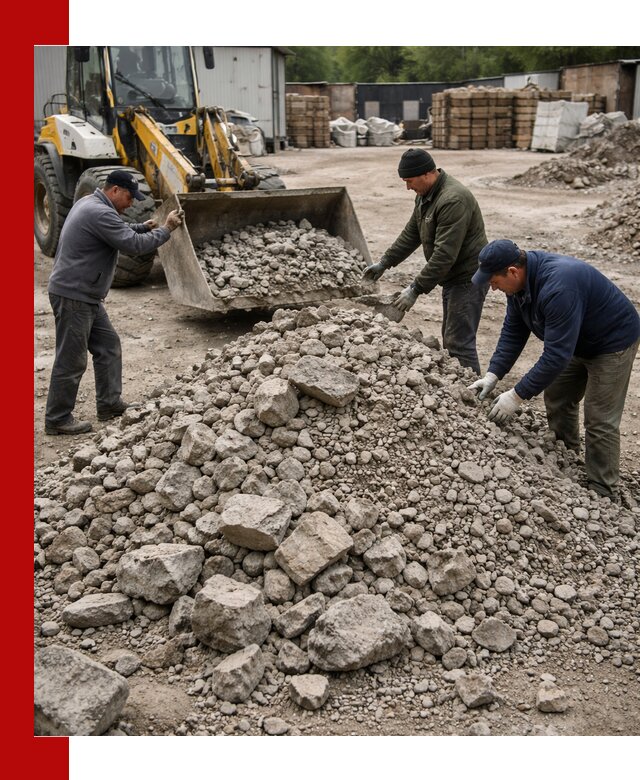 Демонтаж и вывоз бой бетона в Ногинске