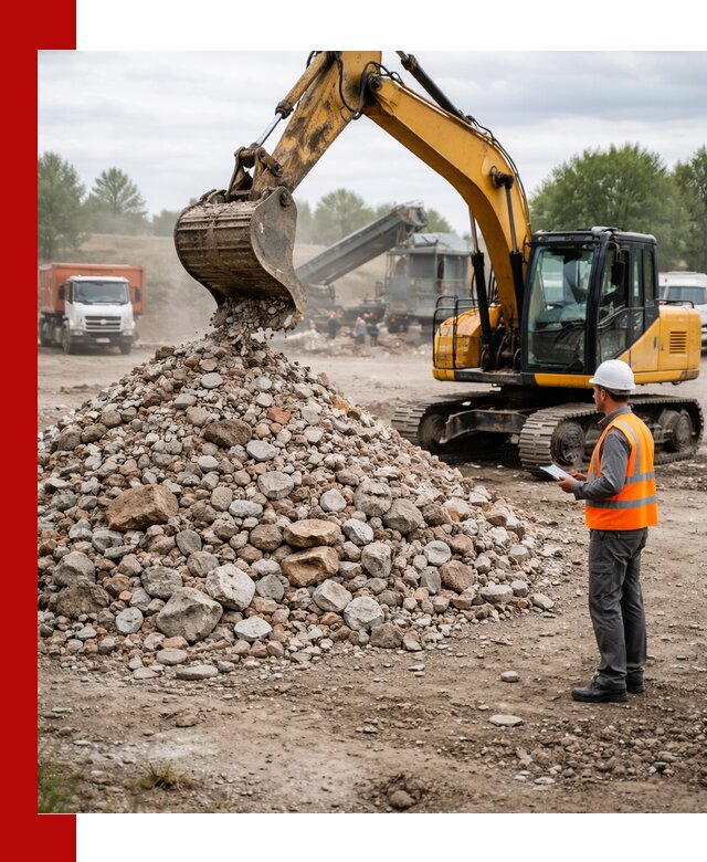 Доставка и вывоз строительного боя в Ногинске