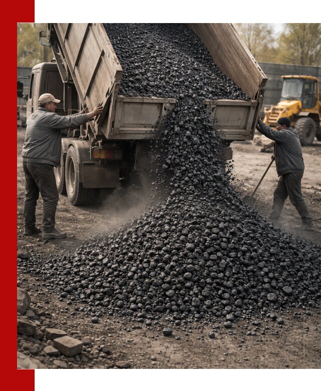 Доставка угля семечка самосвалами в Ногинске