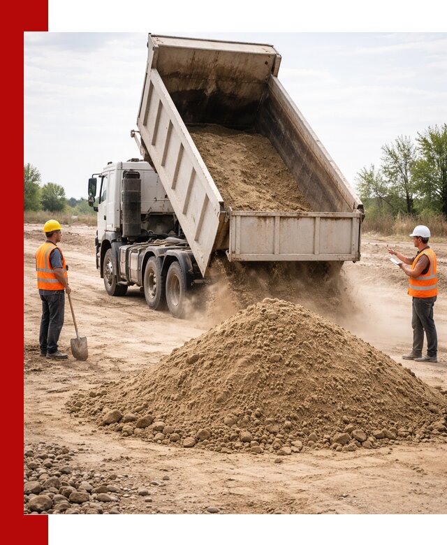 Доставка самосвалом 15 кубов в Ногинске за город и по городу