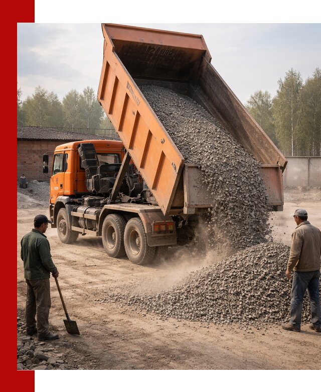 Доставка самосвалом 20 м3 в Ногинске быстро и надежно