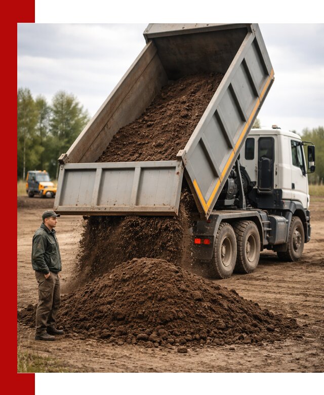 Аренда самосвала с водителем в Ногинске для сыпучих грузов и навоза