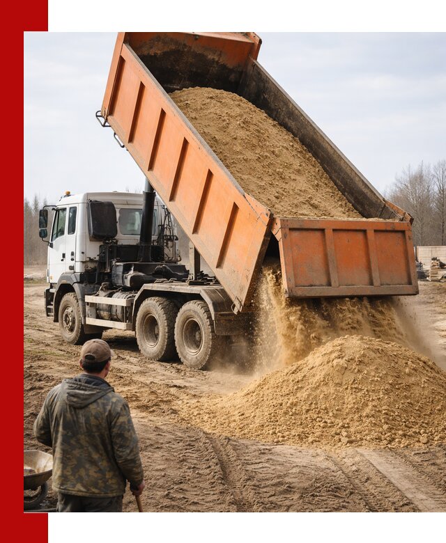 Аренда самосвала 20 тонн для перевозки грузов в Ногинске