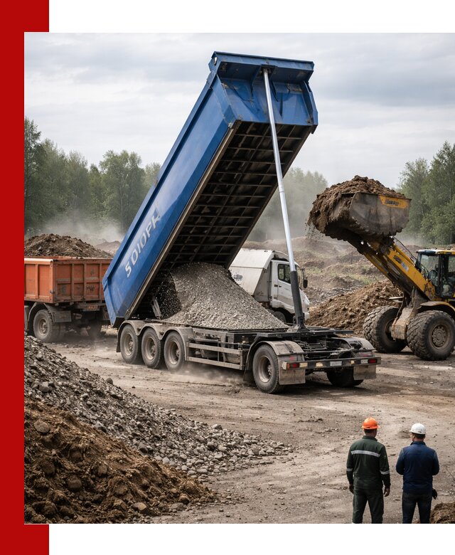 Аренда тонар 40 тонн в Ногинске с доставкой материалов