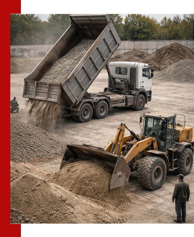 Перевозка сыпучих грузов самосвалами и бортовыми в Ногинске