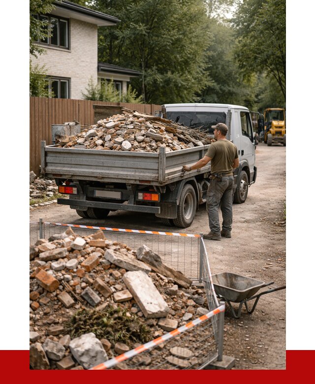 Вывоз строительного мусора с погрузкой в Ногинске от 7598 р | ПРОНЕРУДНгн