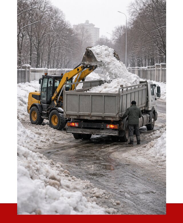 Вывоз снега с погрузкой в Ногинске от 3546 р. ПРОНЕРУДНгн