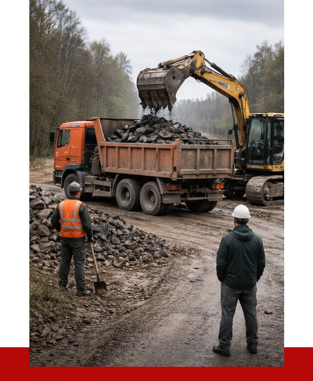 Вывоз асфальта в Ногинске от 4559 р. самосвалом ПРОНЕРУДНгн