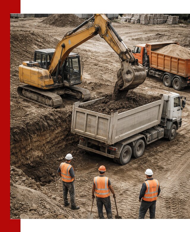 Разработка грунта для строительства и благоустройства в Ногинске