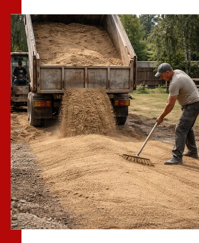 Отсыпка участка песком в Ногинске быстро и качественно