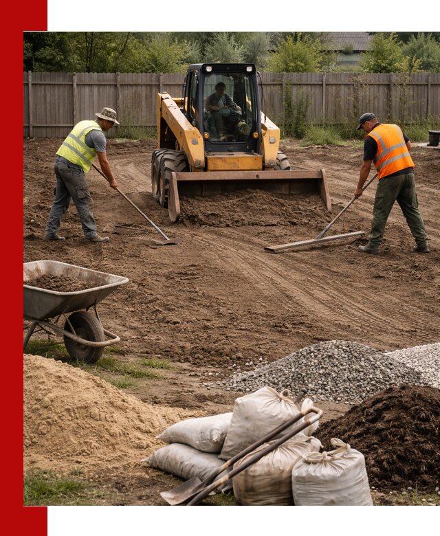 Выравнивание участка под строительство и благоустройство в Ногинске