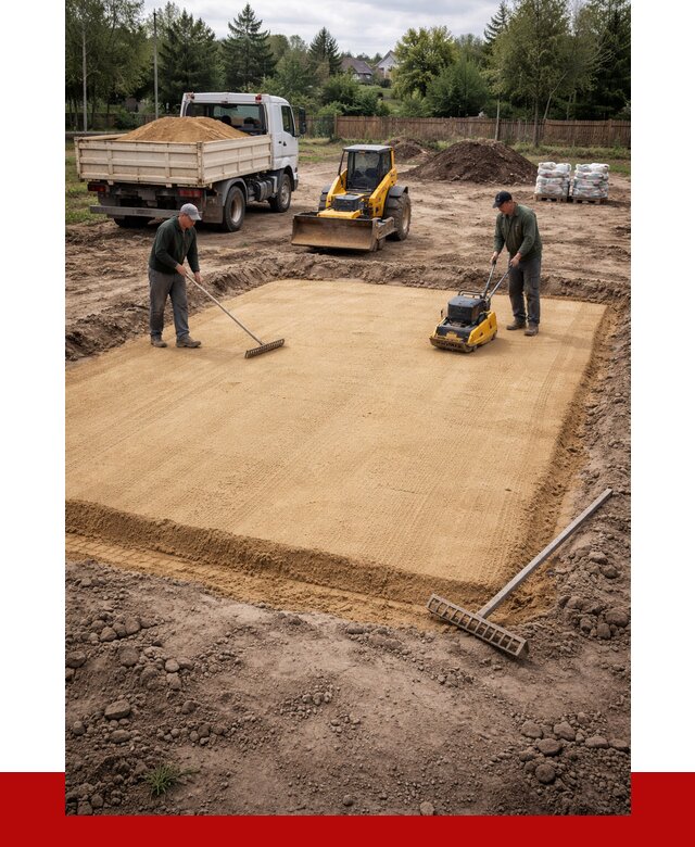 Устройство песчаной подушки в Ногинске от 4559 р. ПРОНЕРУДНгн