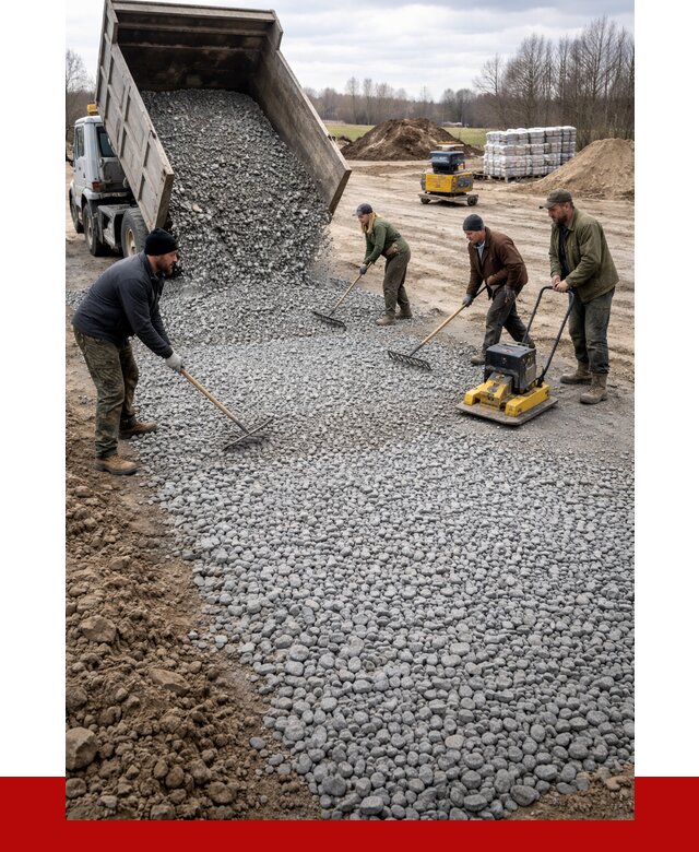 Устройство щебеночной подушки в Ногинске от 4559 р. ПРОНЕРУДНгн